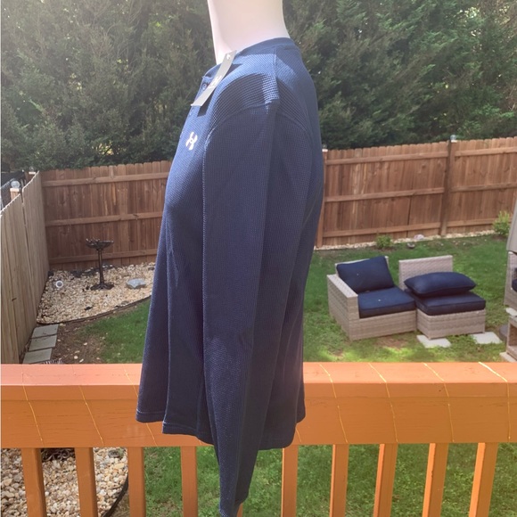 Men's UA Waffle Henley | Size Small | Navy Blue NEW!! - Picture 8 of 15